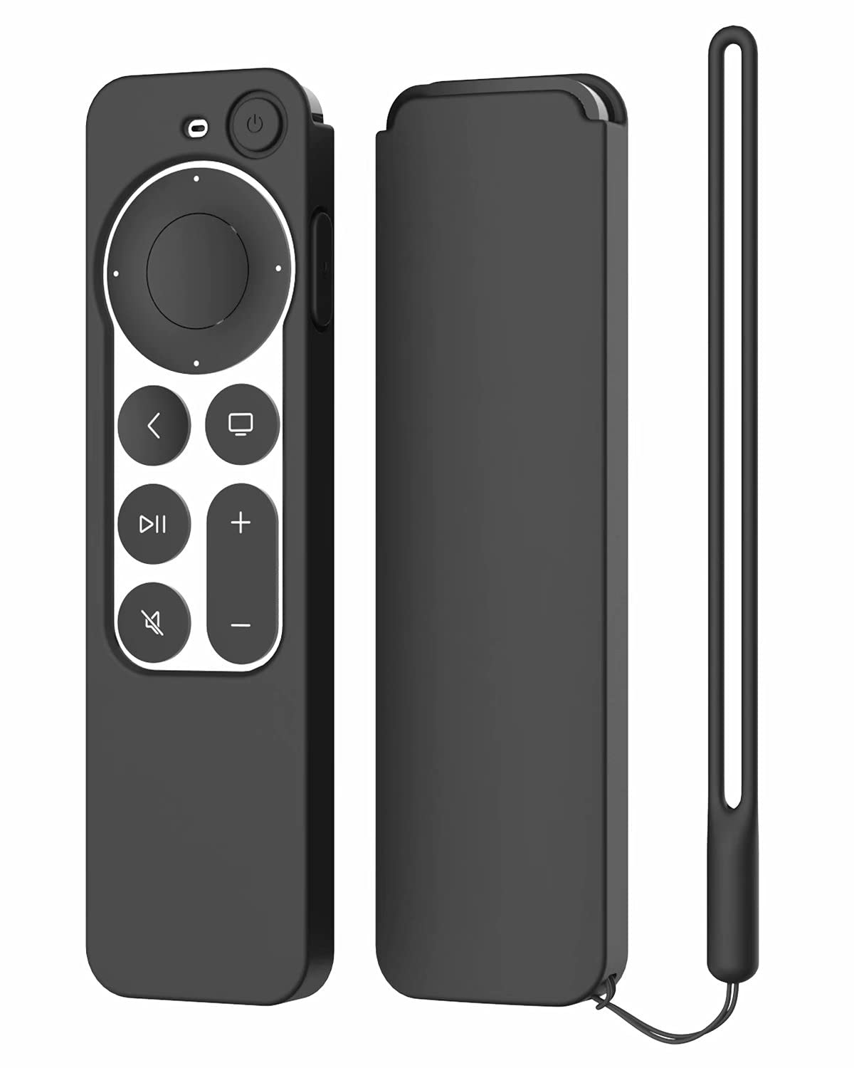 ARSUNOVO Protective Silicone Case Compatible with 2021 2022 Apple TV Siri 4K (2nd & 3nd Generation) Remote, Anti-Slipping Durable Full Protection,