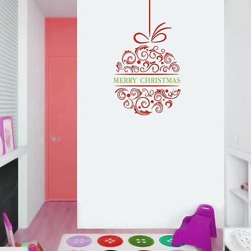 Miniatura 4 de BooDecal Murales de vinilo removibles para decoración de ventanas de escaparate, adornos colgantes de papel, calcomanías para decoración del hogar