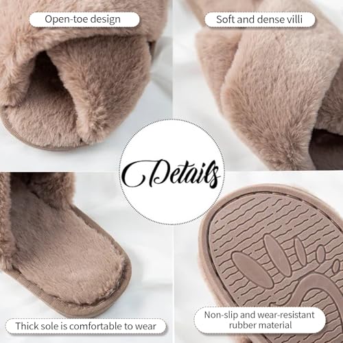 Personalized Bridesmaid Slippers, Custom Plush Slippers Wedding Slippers Bridal Slippers I Make Slippers for The Bride Christmas Party Slippers Birthday Present4