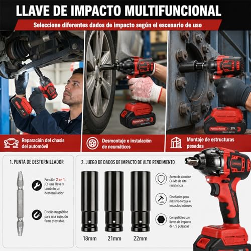Pistola de impacto inalámbrica 5 Imagen adicional