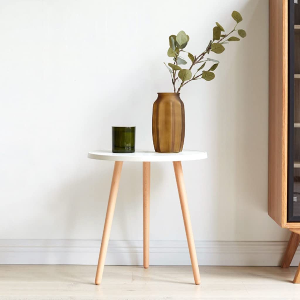 Amazon.com: LUNIZ Center Table Wooden Round Table Wrought Iron