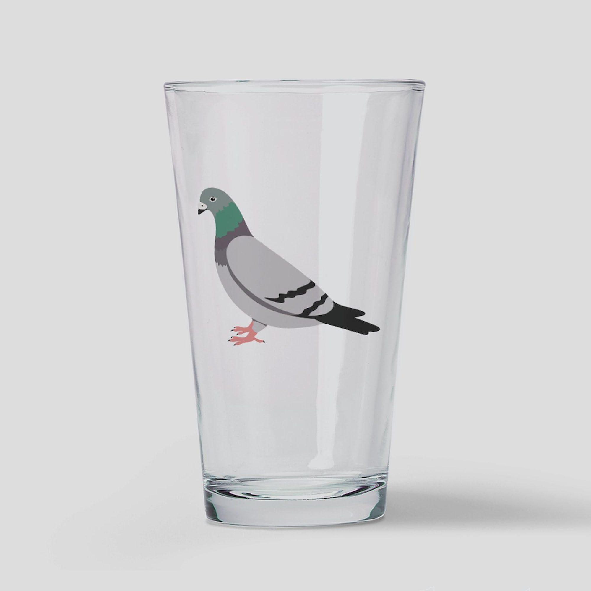 CafePress Pigeon Pint Glass, 16 oz. Drinking Glass