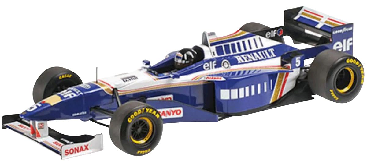 Minichamps Williams Renault Fw18-Damon Hill-World Champion 1996-Dirty Version 436966605 Automobile In Miniatura Da Collezione In Scala 1:43, Multicolore-image
