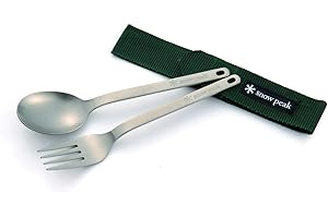 Snow Peak Titanium Fork & Spoon Set