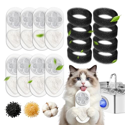 Filtros de repuesto para fuente de agua para gatos