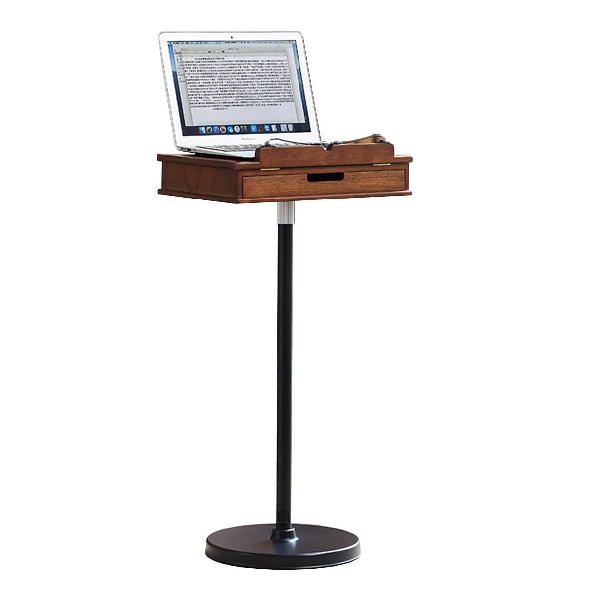 Supporto per libri regolabile con cassetto graffette e supporto per tablet in metallo regolabile in altezza per leggere, cucinare e lavorare in cucina, camera da letto e ufficio