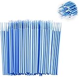 1 paquet de 50 écouvillons pour cils, écouvillons multifonctionnels, pinceaux applicateurs...