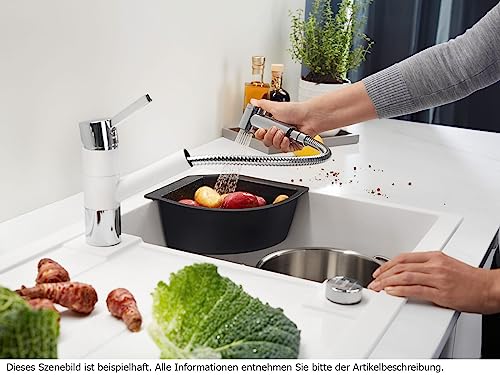 Évier SILGRANIT BLANCO METRA 45 S compact avec surface facile à nettoyer