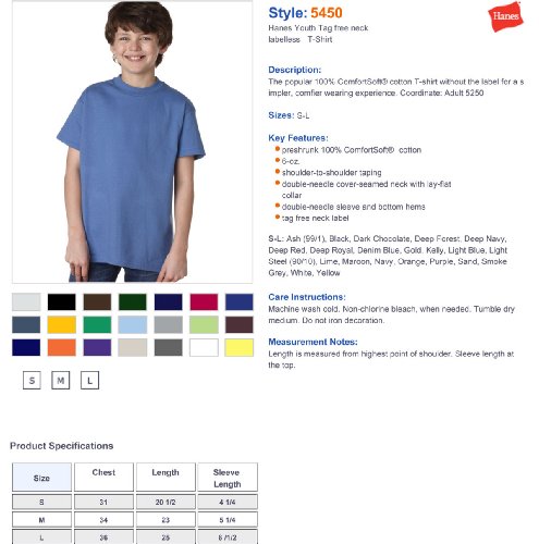 Hanes Kids' Crewneck3