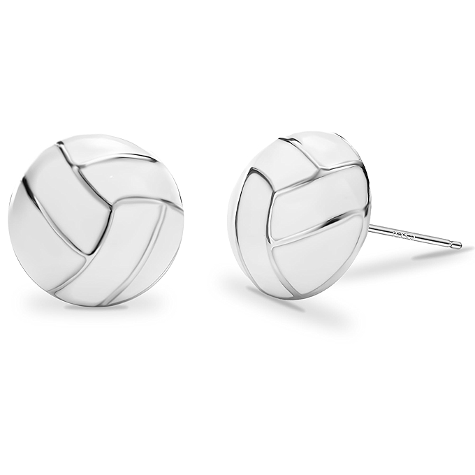 SmileBell Sterling Silver Sports Earrings