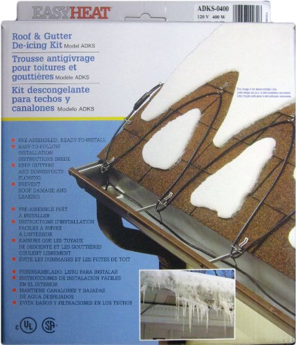 Easy Heat ADKS-400 80-Foot Roof Snow De-Icing Kit