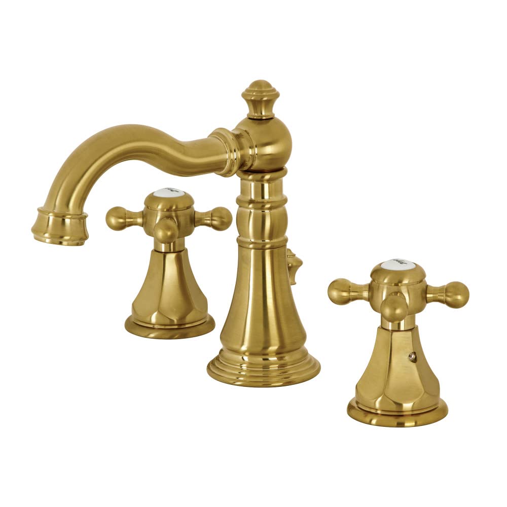Kingston Brass FSC1973BX Metropolitan Widespread Bathroom Faucet Brushed Brass 11 x 5 19 x 6