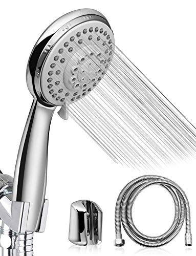 シャワー シャワーヘッド 高水圧%節水 低水圧増圧シャワー - 5段モードシャワー シャワーホース 極細水流 水漏れ防止 取り付け簡単 国際汎用基準G1/2シャワー・ヘッド