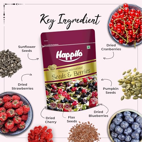 Image of Happilo Premium International Seeds & Berries 200g (Pack of 5)