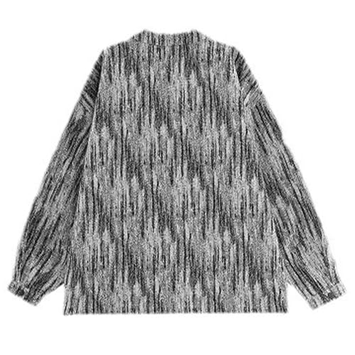 Chaqueta para hombre de teñido anudado con corte holgado informal 4