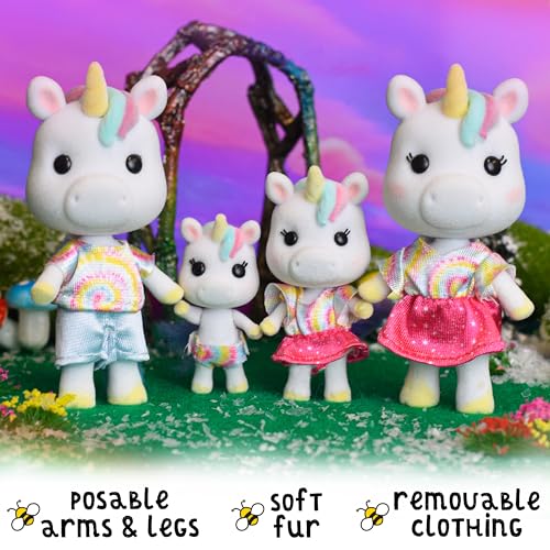 Sunny Days Entertainment Honey Bee Acres Juego de 4 Muñecos miniatura 2