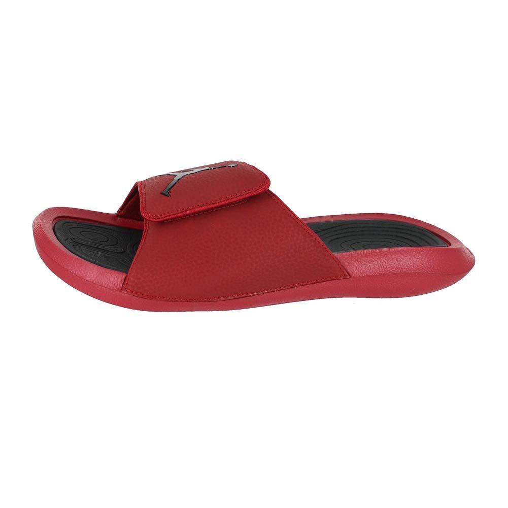 Jordan slippers red and black Clearance