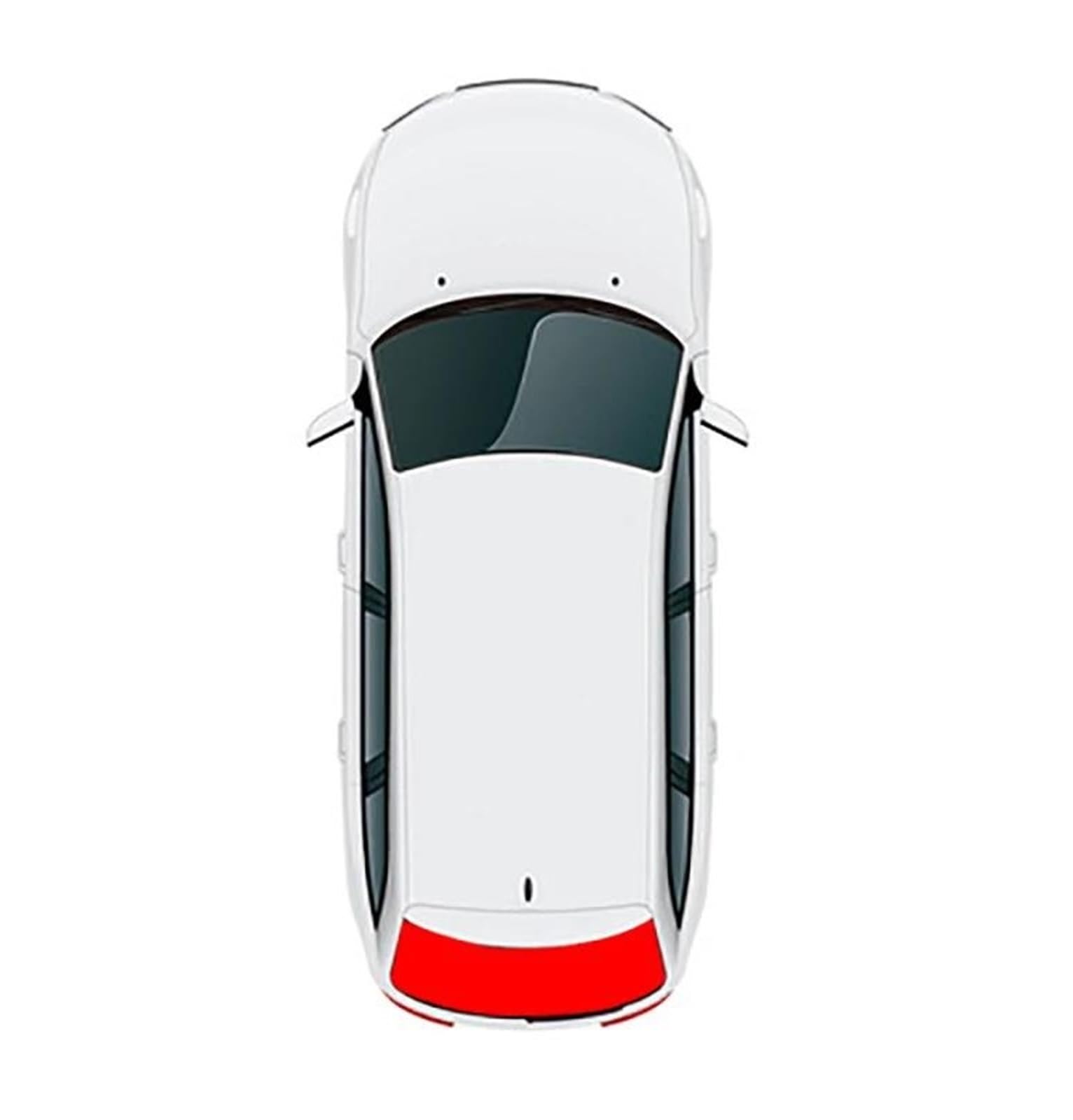 Parasol Parasol Magnético para Coche para Hyundai para Elantra MD para Avante I35 2011-2016 Parabrisas Delantero Parasol Trasero Ventana Bebé Parasol Coche Lateral(Rear Windshield)