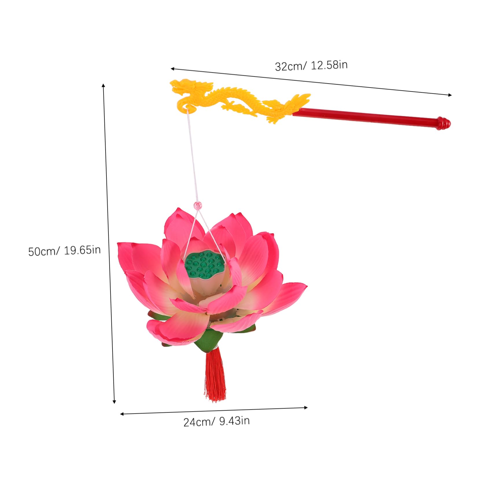 Unomor DIY Mid Autumn Festival Decoration for Year Celebrations Unique Traditional Handheld Light for Spring Festival Parties and Events