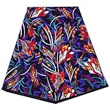 HollandaisWax Ankara African Print Fabric 6 Yards Bazin Riche African Wax Fabric Cotton Material Sewing DIY Party Dress FS1547