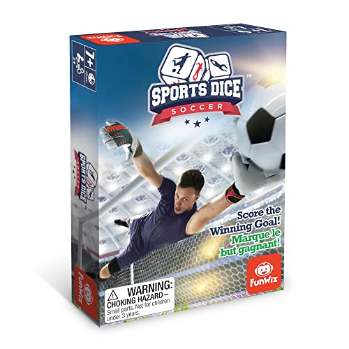 Foxmind Games: Sports Dice, Soccer, Kick It Out Of The Stadium, Easy To Learn, Fun To Play, Up To 4 Players, For Ages 7 And Up #TOP8
