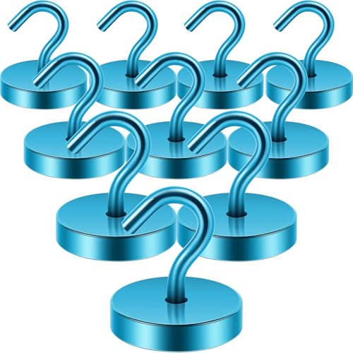 Image of Neosmuk Magnetic Hooks Steel Tube Design for Cruise,130lb+ RoyalBlue,10 Pack