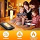 Ethanol Tischkamin mit Smores Kit, Bioethanol Tischfeuer Tischfeuerstelle Gartenfackel für Indoor Outdoor Mini Kamin mit Grill Zubehör Deko für Party Garten Patio Terrasse