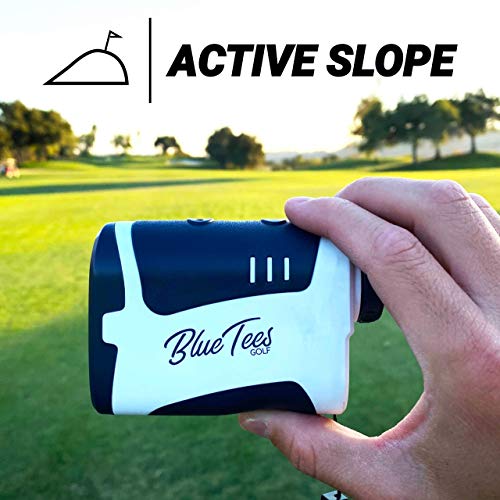 image for Blue Tees Golf Series 1 Sport Slope Laser Rangefinder for Golf 650 Yar