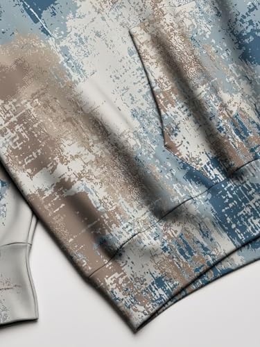 Men's Graphic Loose Fit Hoodies Fashion Casual Pullover Long Sleeve Hooded with Kangaroo Pocket for Spring Fall3