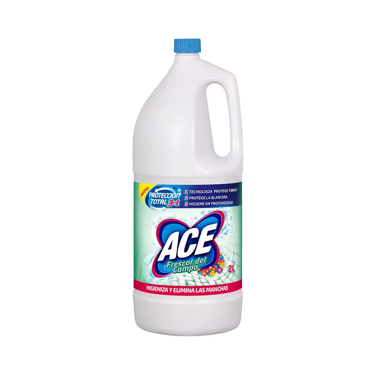 Parfümierte Bleiche mit Total-Schutz 3 in 1 Frische der Felder 2 l 2er-Pack
