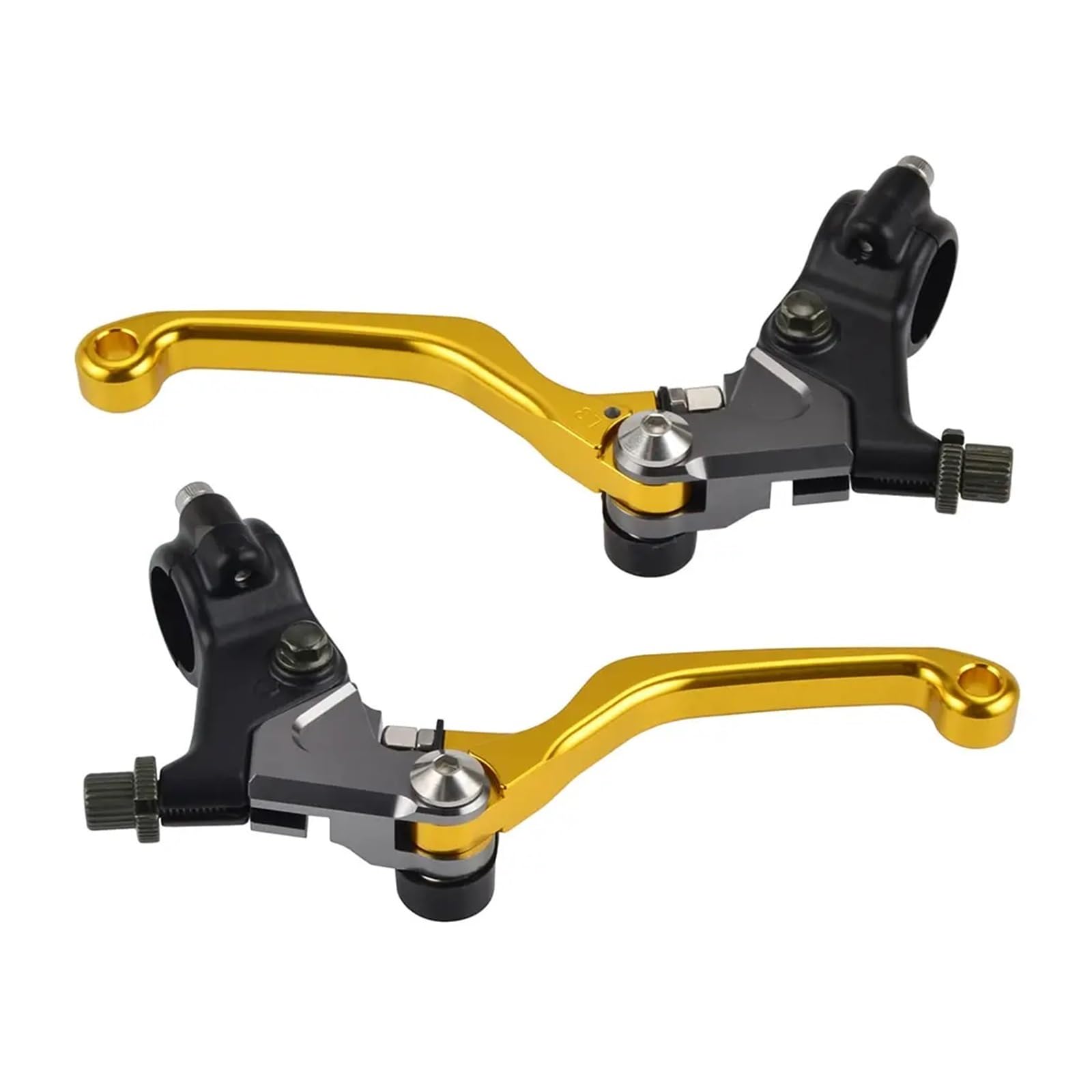 YWQJIOPM Motorcycle Brake Clutch Lever Shorty Brake Lever & Clutch Lever for YZ 60 80 125 250 360 400 XT250 YZ IT XT TT RT MX DT Clutch Brake Handle Lever