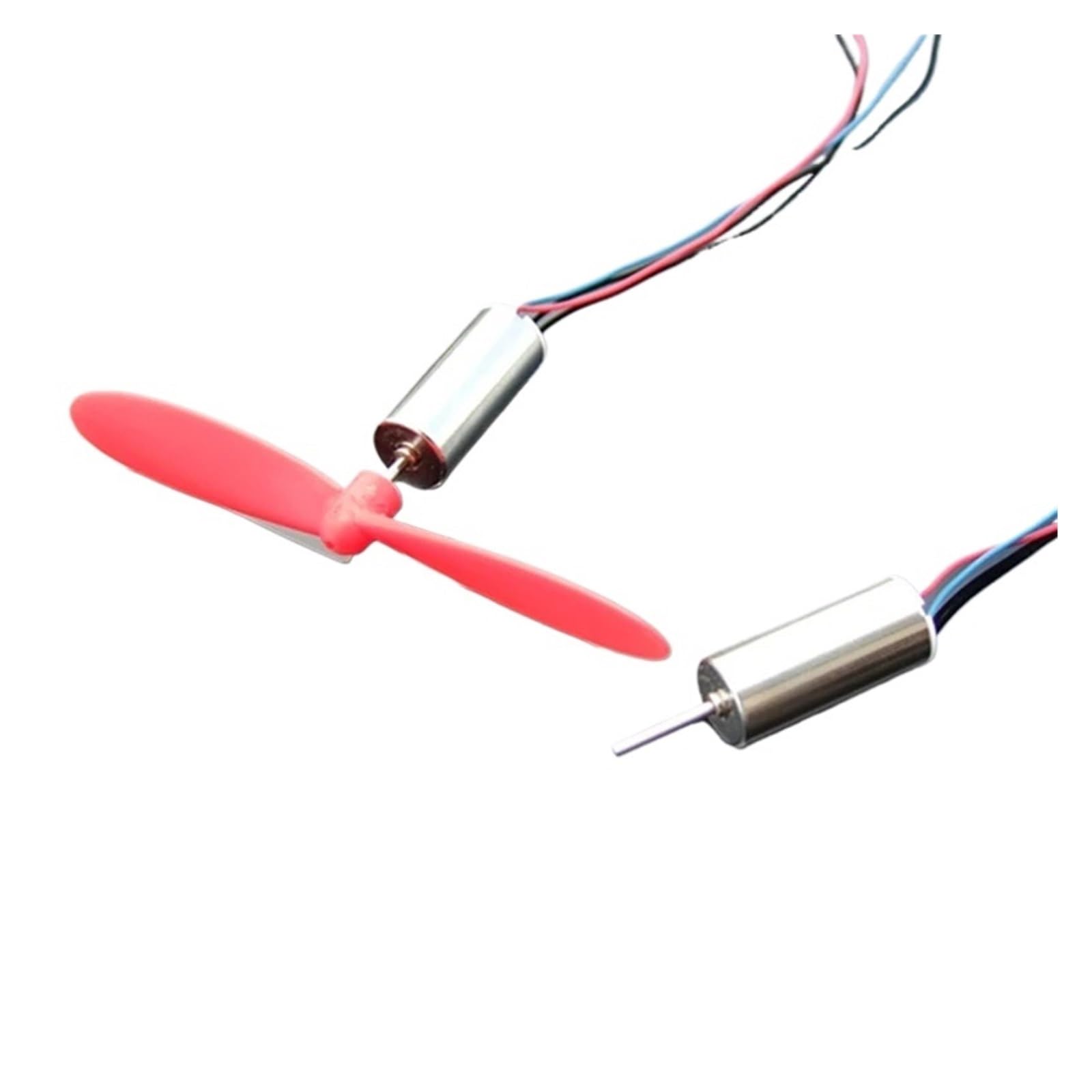 XCTXOKPVM 2pcs 716 7mm*16mm Coreless Electronic Starter with Propeller Blades Engine DC 3.7V 45000RPM High Speed Strong Magnet DIY RC Drone Quadcopter