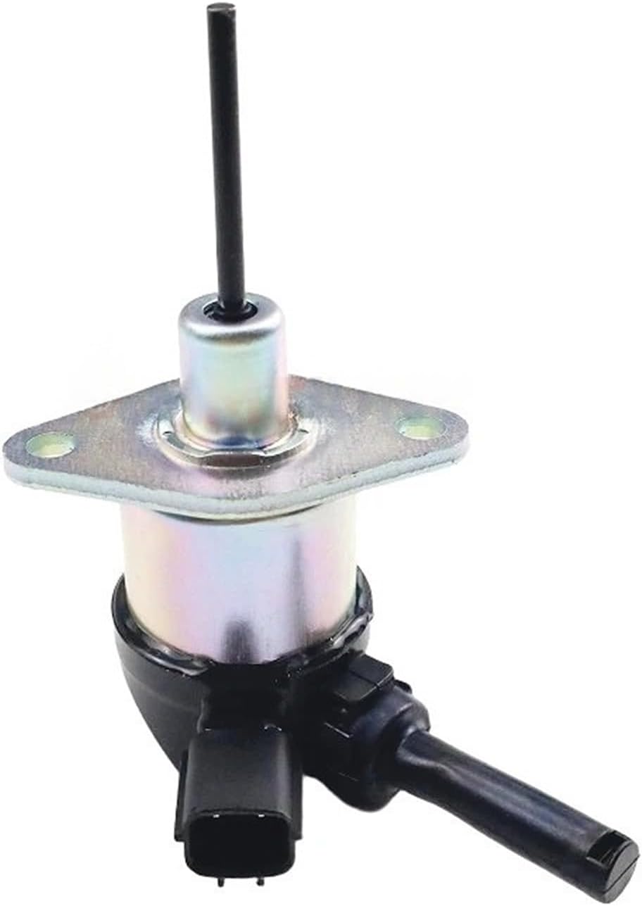 1PCS Fuel Shutoff Stop Solenoid 1A021-60015 1A021-60016 1A021-60017 12V Fits Compatible With Kubota Engine D1503 D1703 V2003 V2203 V2403