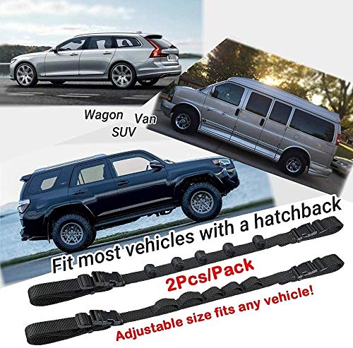 Ihomeyoo Car Adjustable Fishing Rod Holder Fishing Rod Rack 86.6 Inches Length Belt Strap,Fishing Pole Rack For Car, Suvs And Vans (2 Strap) #TOP5
