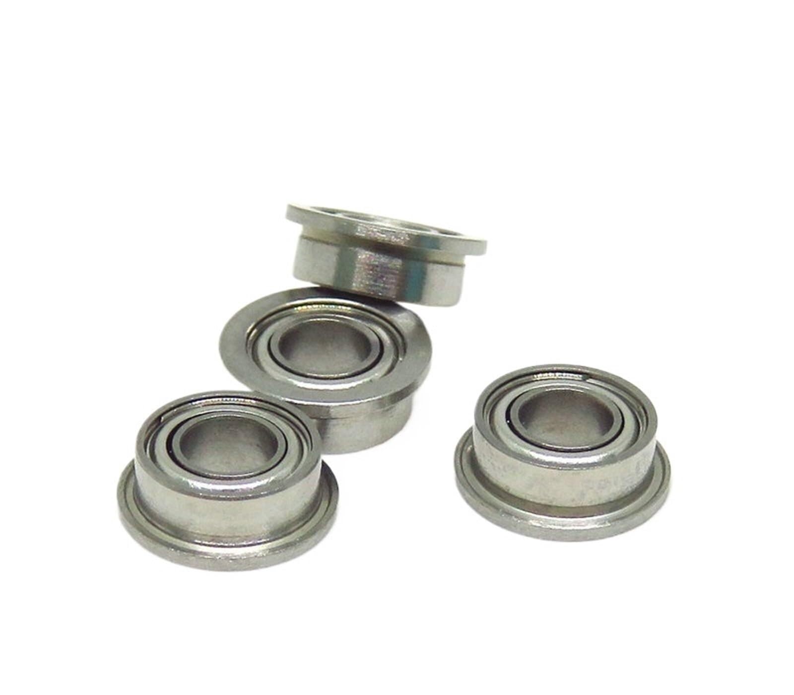 Bimetaliczna tarcza uszczelniająca Mikro łożysko zwykłe 10 szt. SMF63C ZZ 3x6x2,5 mm ABEC-7 Łożysko ceramiczne z kołnierzem Łożyska kołnierzowe ze stali nierdzewnej