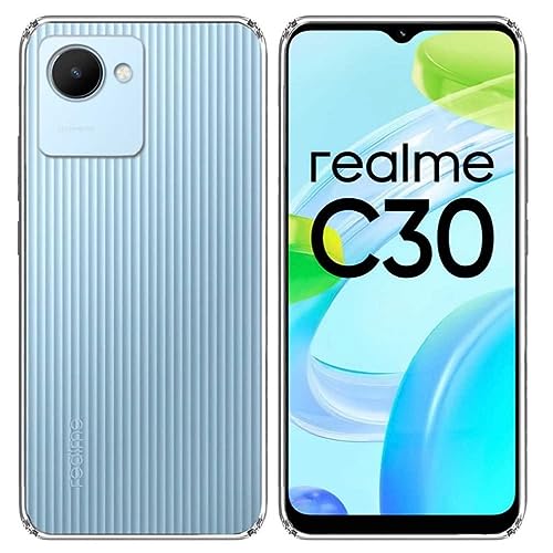Image of COVERBLACK Rubber Silicone Back Cover for Realme Narzo 50i Prime - Transparent