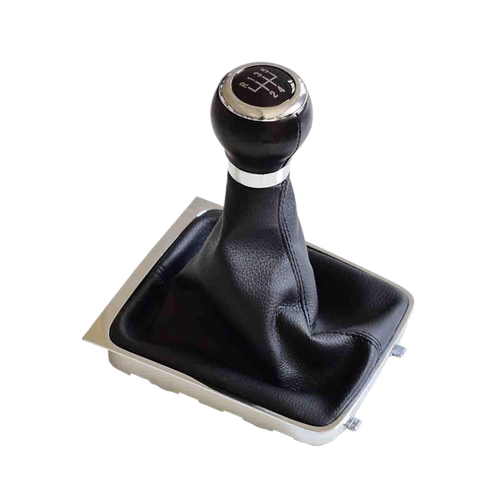 Valtorencia 5/6 Speed Gear Shift Shifter Cover,Fit for VW/Passat B6 B7 CC 2005-2013 Knob Gear Knob Stick Gaiter Boot Frame Kit Shift knob Handle(5 Speed-C)