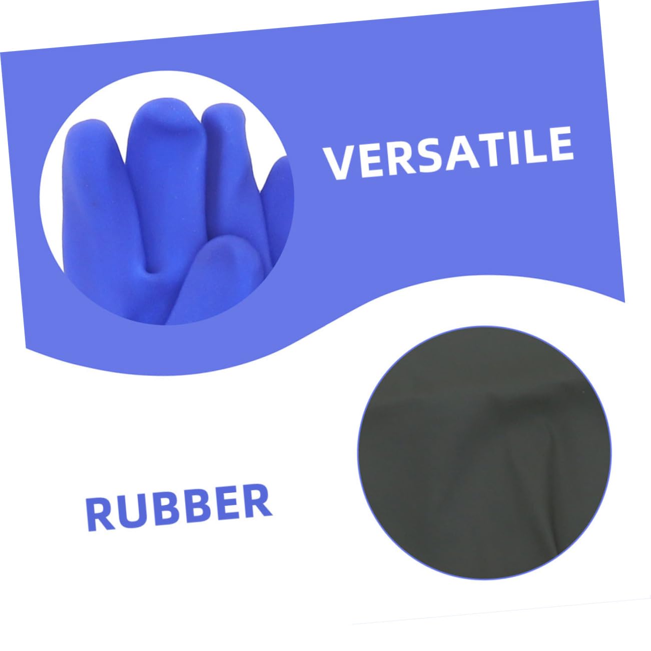 Cabilock 2pares Guantes Largos de Goma Codo Impermeables para Limpieza de Cocina y Lavavajillas Guantes de Seguridad