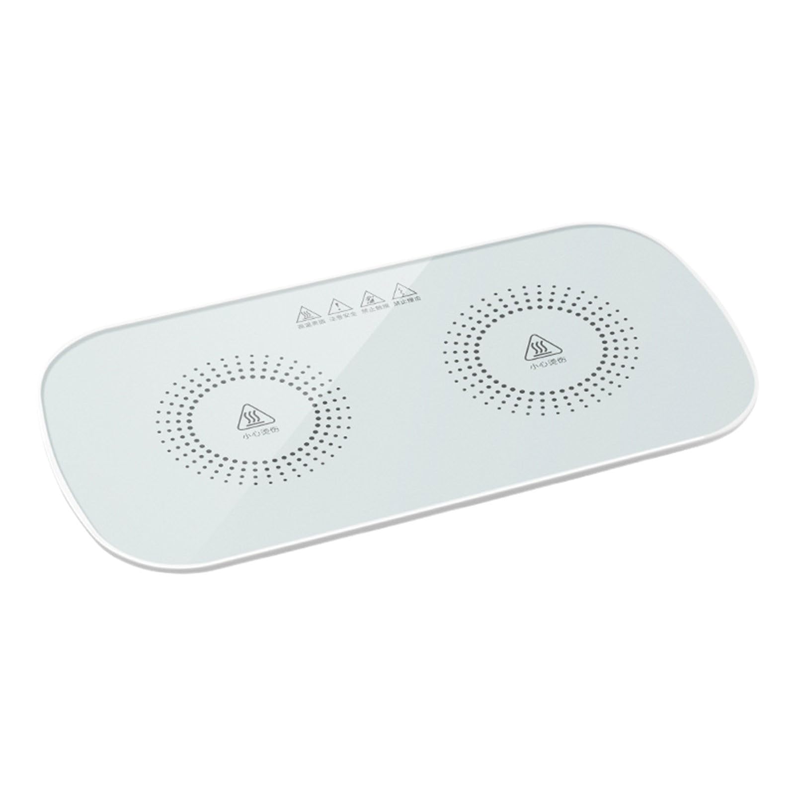 # Warming Tray Multifunctional 10S Quick Heat 50W Valentines Day Gifts Hot Plate Food Warmer for Kitchens House Parties (White, One Size)