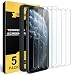 [3 Pack] for iPhone X XS Screen Protector, Nearpow Screen Protector with [Guide Frame Easy Installation] [Case Friendly] [Crystal Clear] [Bubble-Free Installation] [Scratch Resist] for iPhone X/10/XS