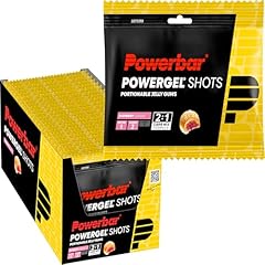 Powerbar - PowerGel Shots - Raspberry - 24x60g - Caramelle energetiche High Carb - Vitamina B6 - Senza caffeina
