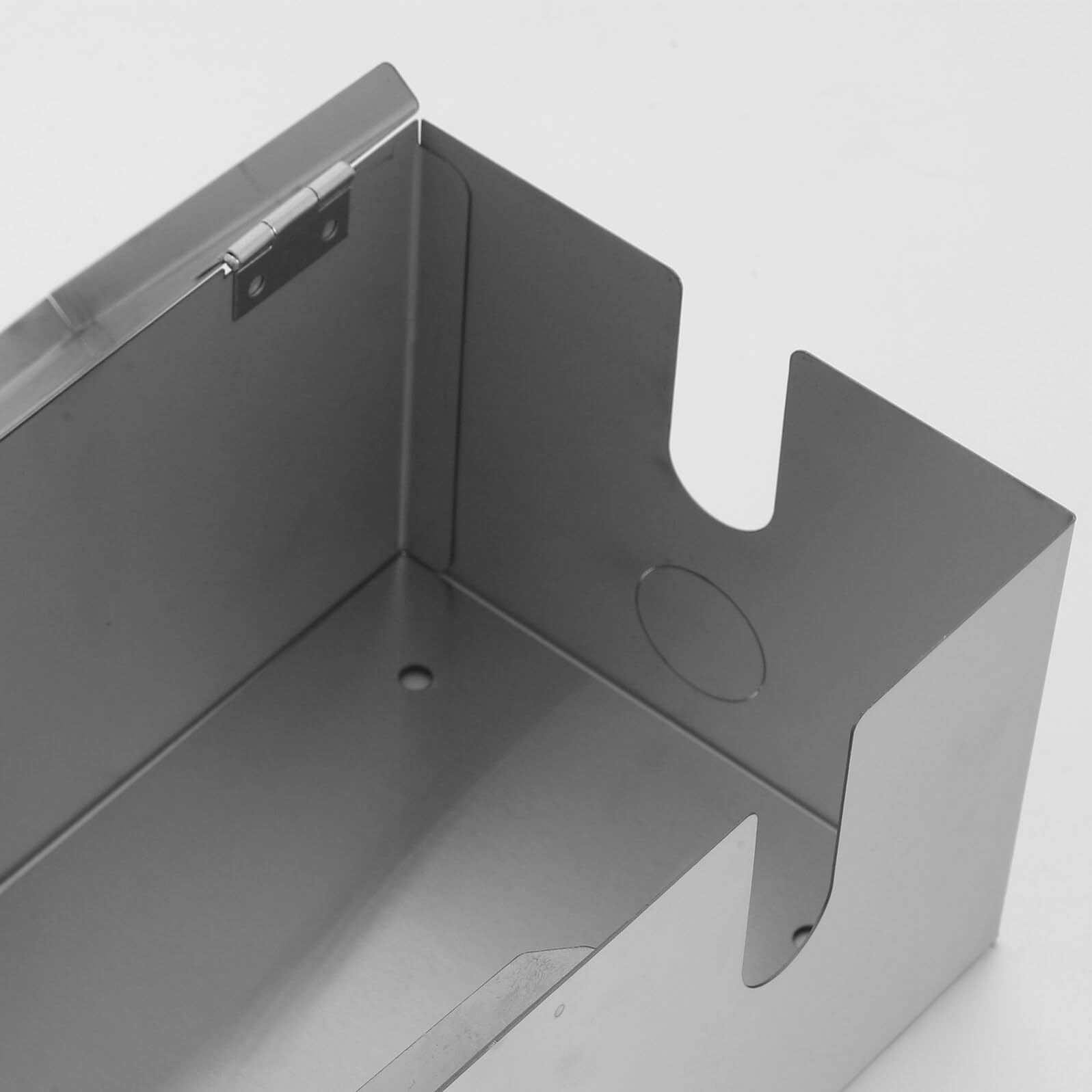 Sosoport Caja de Bloqueo para Tomacorriente Exterior de Acero Inoxidable Grande Cerradura Tapa Protectora Resistente Intemperie para Enchufes Espacios Públicos y Exteriores