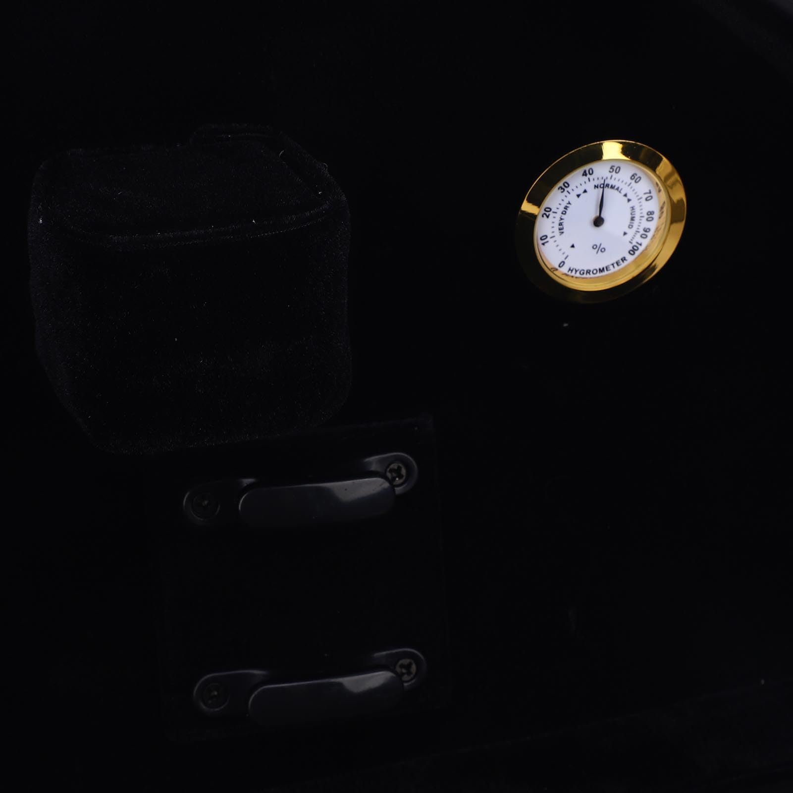 Custodia rigida per violino in fibra di carbonio per violino 4/4 con igrometro integrato e lucchetto con codice per violino 4/4, 3/4, 1/2 e 1/8