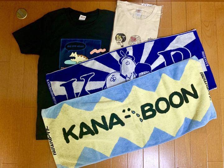 Amazon.co.jp: KANA-BOON ライブ グッズ バイバイハローツアーTシャツ