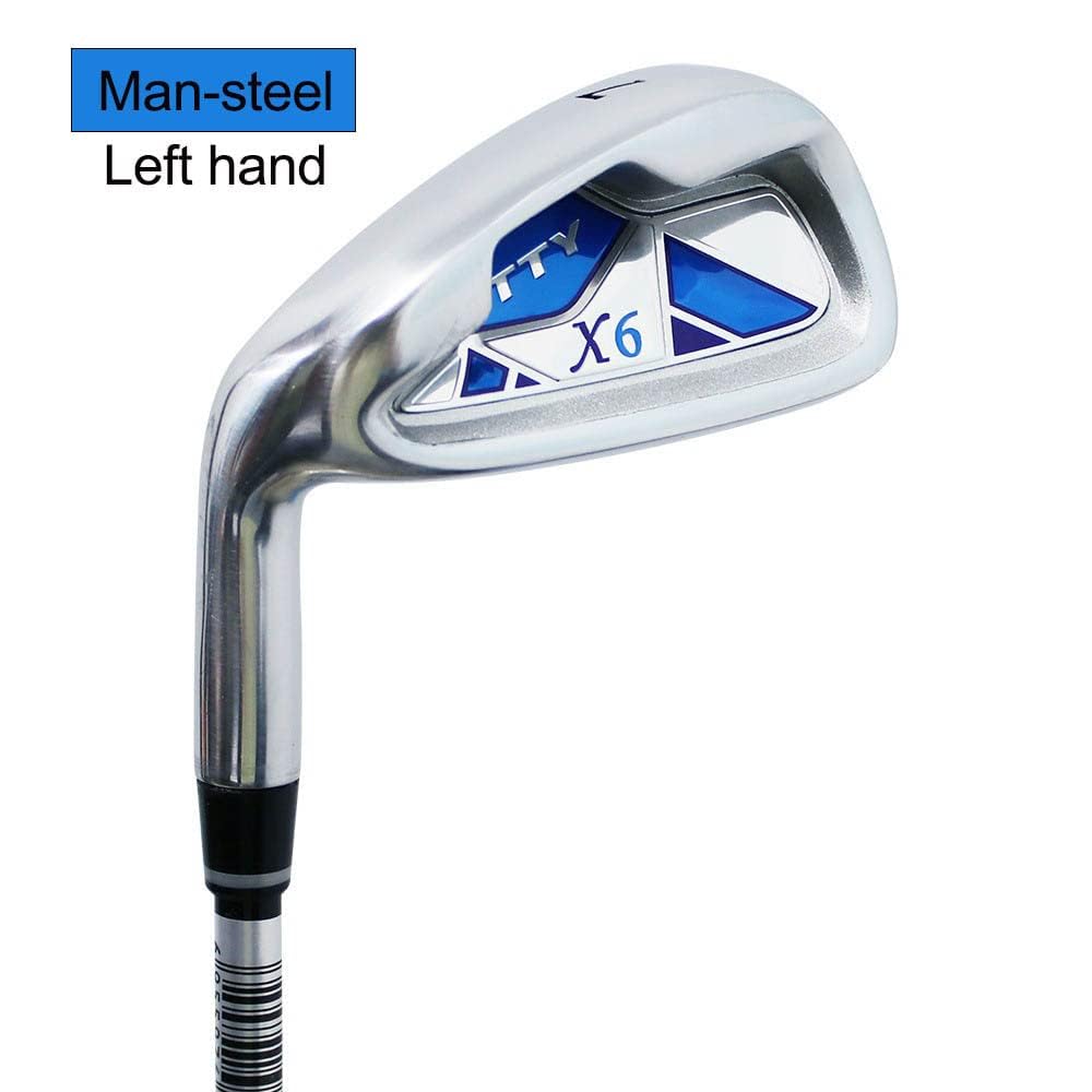 #7 Iron Linkshänder Golfschläger für Erwachsene - Single Graphit/Stahlschaft Golf Swing Golf Eisen mit verbesserter Leistung und Genauigkeit