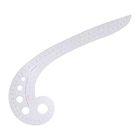 Vista 9 de Curva francesa, regla de curva francesa de costura DIY, regla de costura métrica, regla de clasificación de comas, herramienta de plantilla