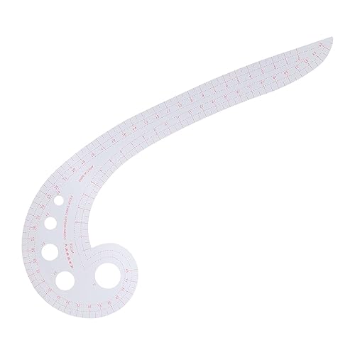 Miniatura 9 de Curva francesa, regla de curva francesa de costura DIY, regla de costura métrica, regla de clasificación de comas, herramienta de plantilla de