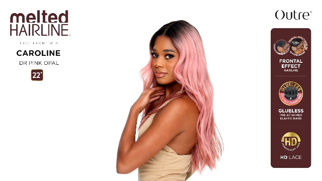 Amazon.com : Outre Lace Front Wig - Melted Hairline - Caroline