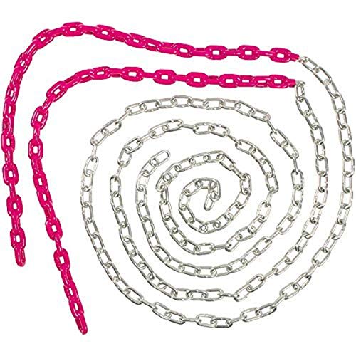 Swing Set Stuff 8 1/2 Coated Swing Chain with SSS Logo Sticker, Pink