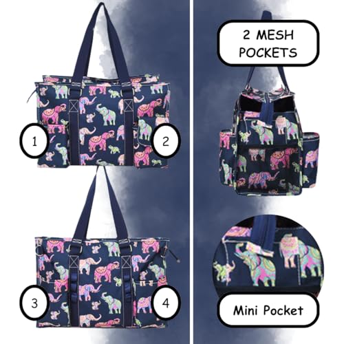 NGIL Utility Water Resistant Zippered Lined Tote Bag,Multi Pocket Organizer, Work Tote Bags for Women, Nurse Tote,Nurse Gift2